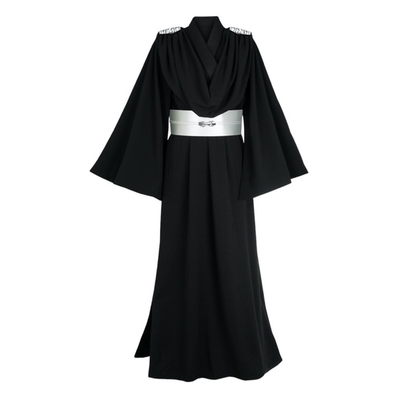 Disney Parks Star Wars Galactic Starcruiser Black Dress With Hood 2X - Picture 2 of 6